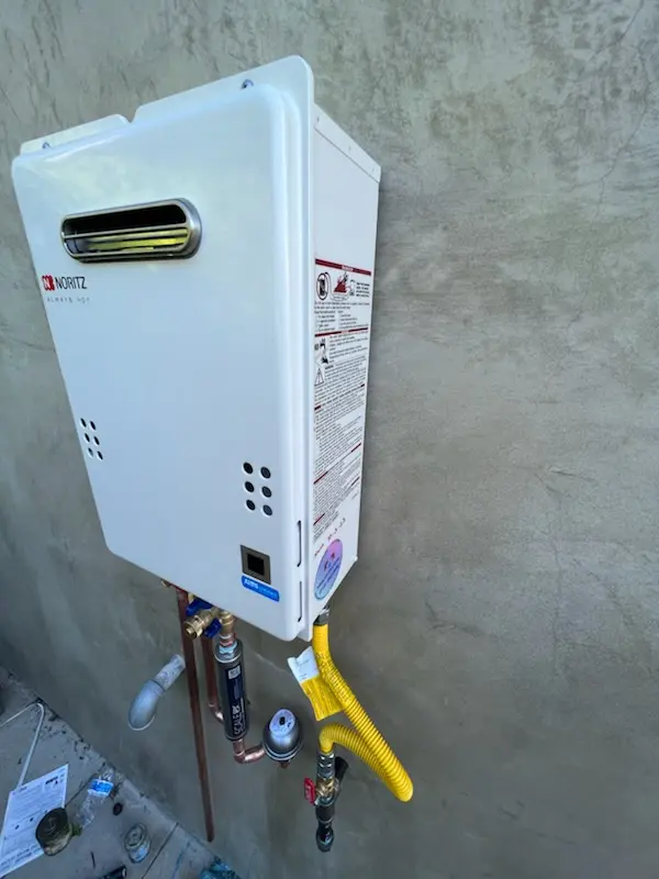 Tankless water heater installation for Sweetwater homes